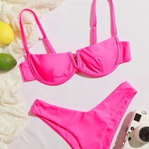 V wired underwire bikini